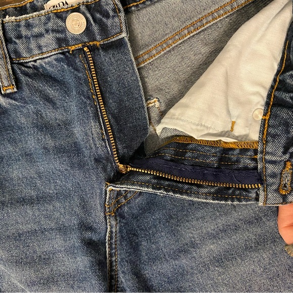 Zara The Real High Rise Straight Leg Full Length Jeans - Picture 10 of 10